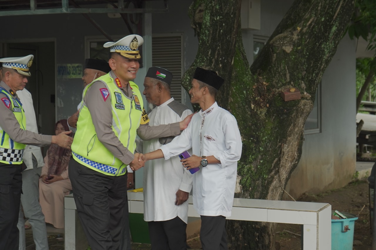 Dirlantas Polda Aceh Turun Langsung Amankan Tabligh Akbar Peringatan Tsunami