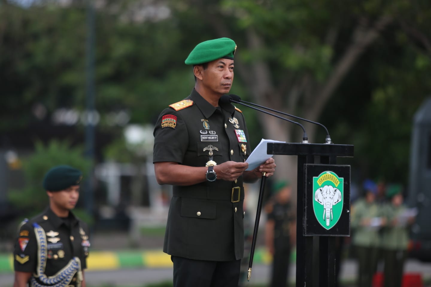Panglima Komando Daerah Militer Iskandar Muda, Mayor Jenderal TNI Novi Helmy Prasetya, S.I.P, M.I.P. (Foto: Dok. Humas Kodam IM)
