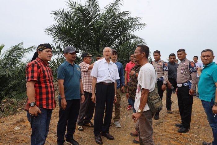 Wali Nanggroe Tinjau Lahan Kombatan di Aceh Tamiang