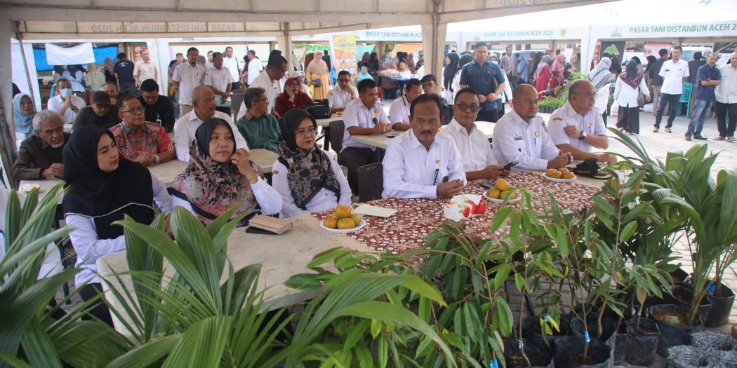 Seremoni pembukaan pasar tani 2024. (Foto: Dok. Humas Aceh)