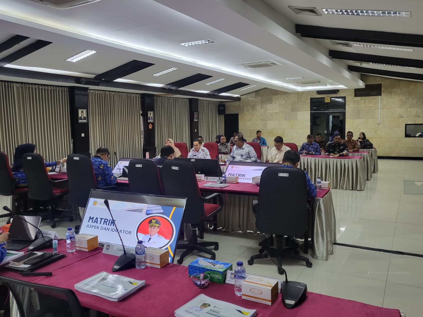 Evaluasi kinerja penjabat kepala daerah di Inspektorat Jenderal Kemendagri RI, Jakarta, Rabu, 17 Januari 2024. (Foto: Dok. Humas Pemko Banda Aceh)