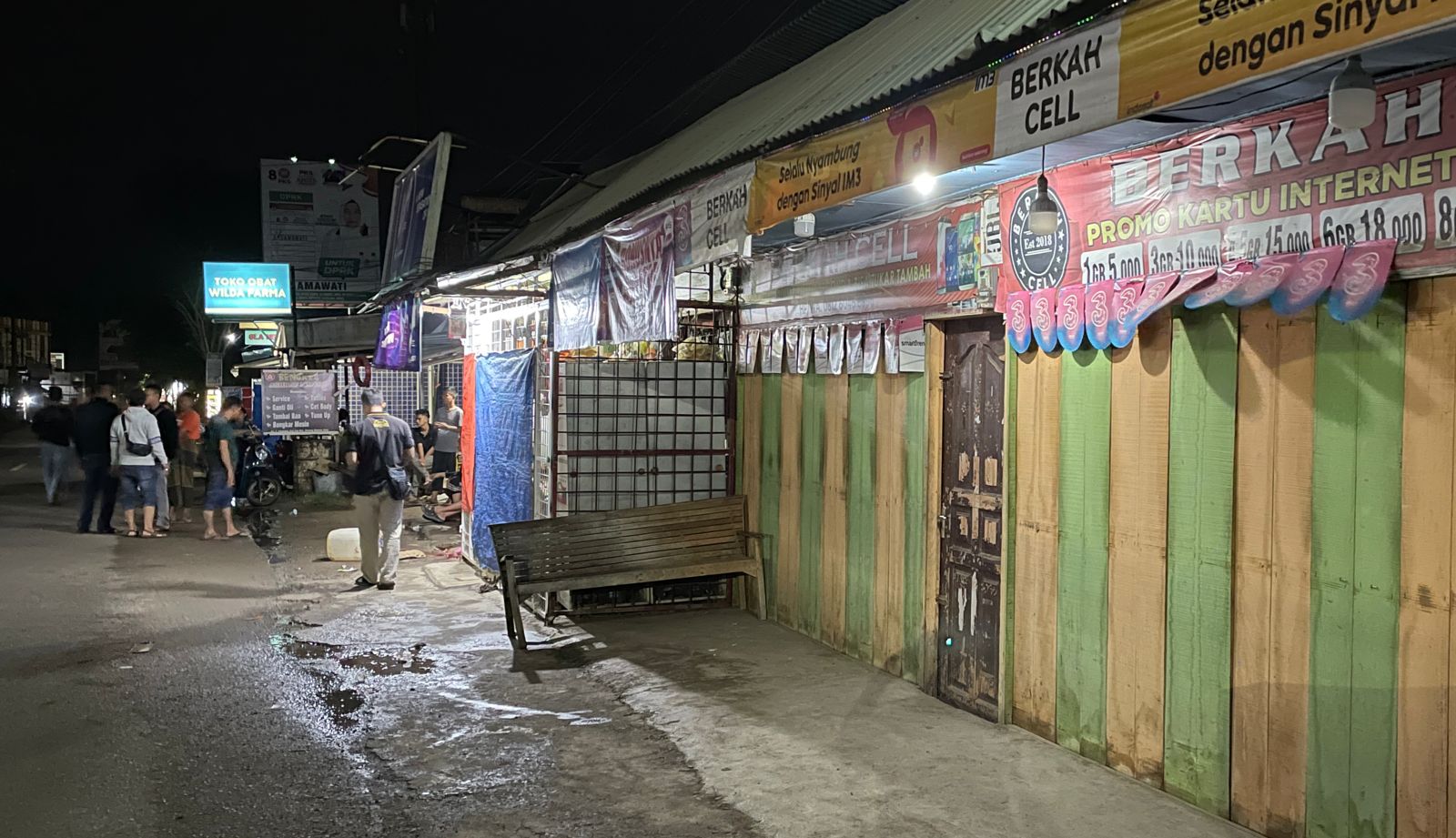 Lokasi korban pembunuhan pekerja ponsel di Gampong Gla Meunasah Baro, Krueng Barona Jaya, Aceh Besar, pada Senin (29/1/2024) dini hari. Foto: Dok. Polresta Banda Aceh