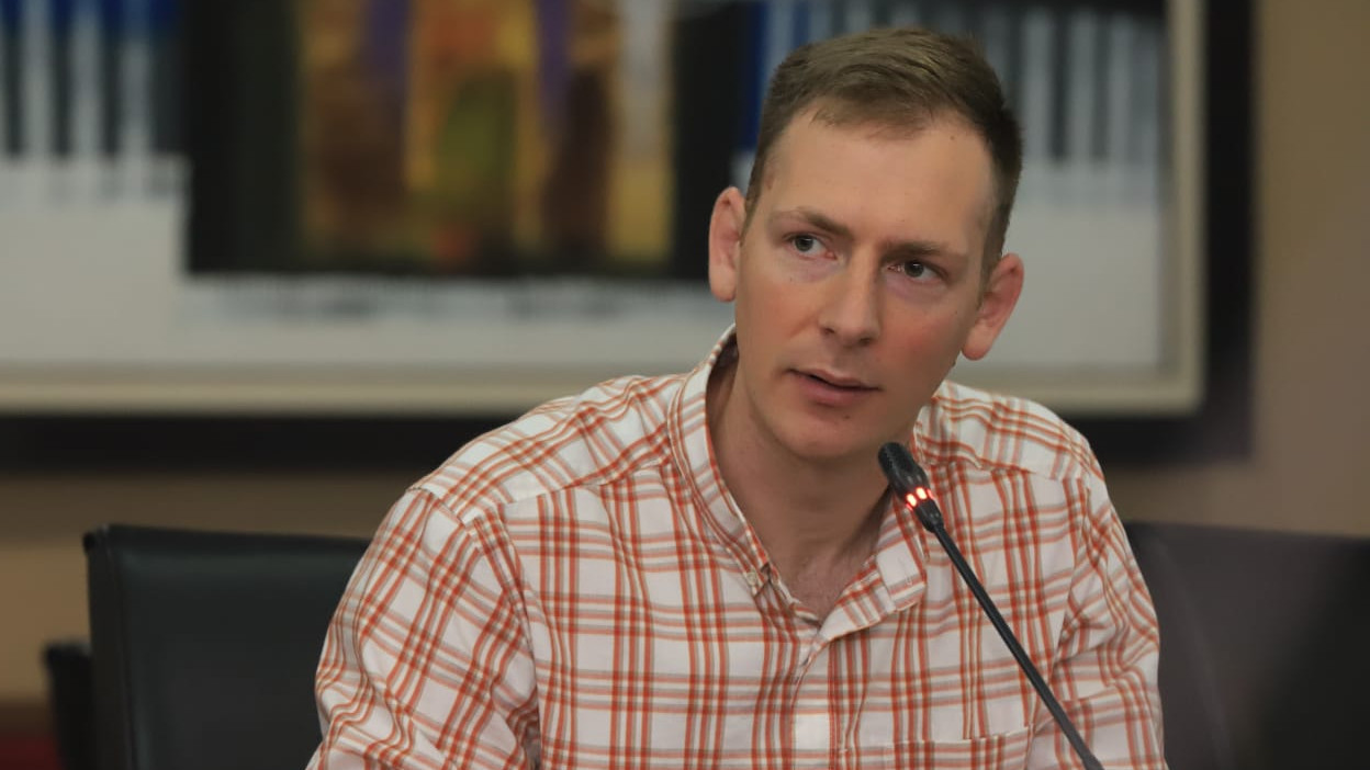Perwakilan Kedutaan Besar (Kedubes) Amerika Serikat di Indonesia, Captain Sam Ruppert. (Foto: kemenag.go.id)