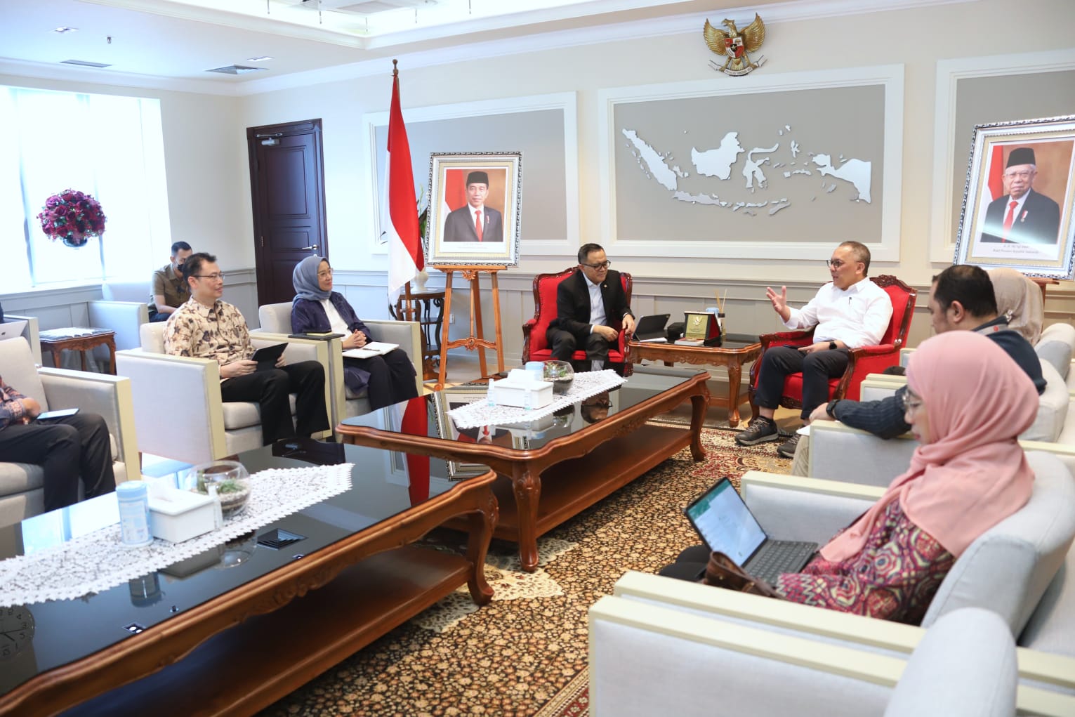 MenPANRB bertemu dengan Kepala BRIN. (Foto: menpan.go.id)