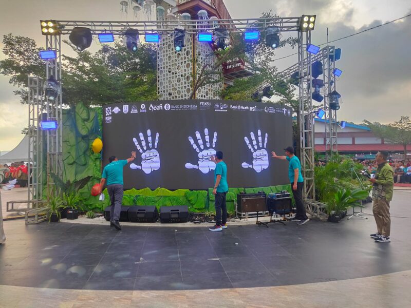 Peluncuran Ekosistem Pembayaran Digital di Pelabuhan Balohan Sabang yang berlangsung di Menara Merah Putih, Kota Sabang, pada Jum'at 1 Maret 2024. (Foto: Nukilan/Rezi)