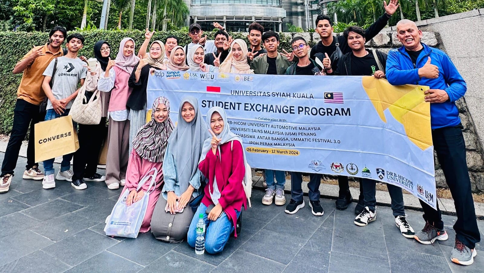 Mahasiswa USK mengikuti Pertukaran ke Malaysia. (Foto: Humas USK)