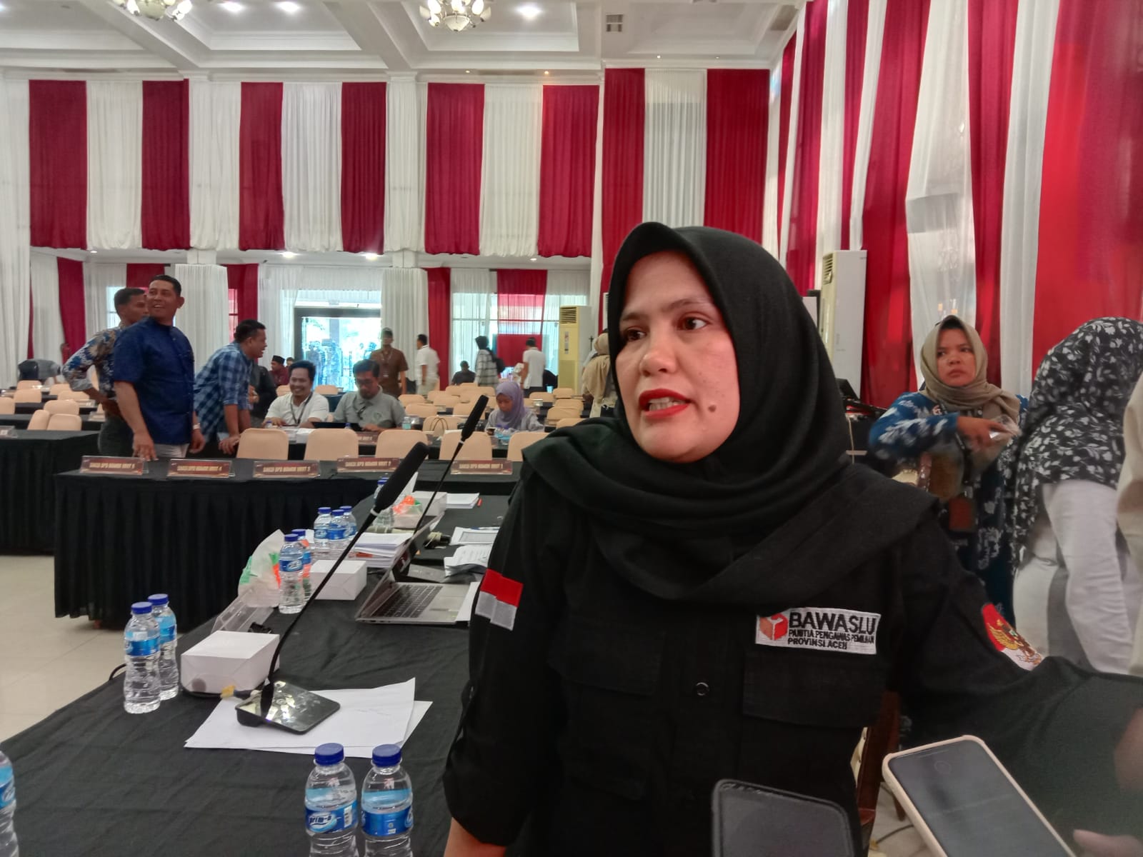 Koordinator Divisi Penanganan Pelanggaran Data dan Informasi Panwaslih Provinsi Aceh, Safwani. (Foto: Nukilan/Rezi)