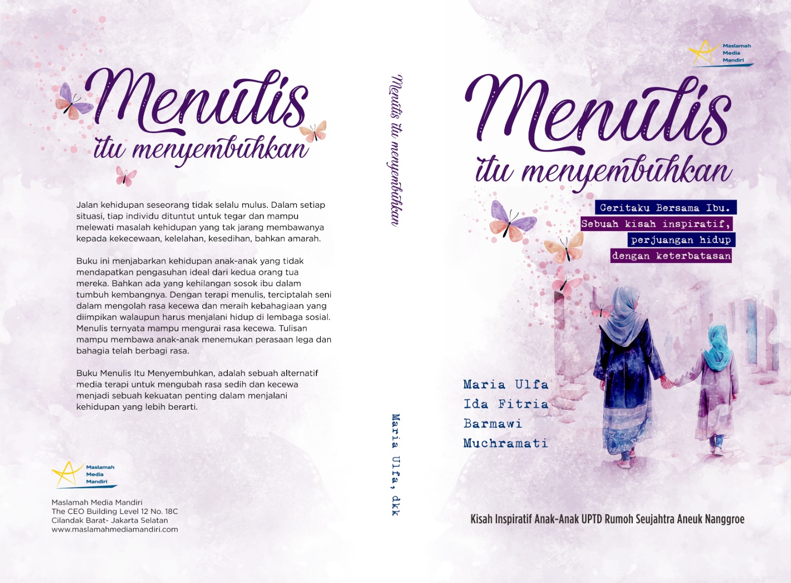 cover buku Menulis itu menyembuhkan. (Foto: Dok. Pribadi)