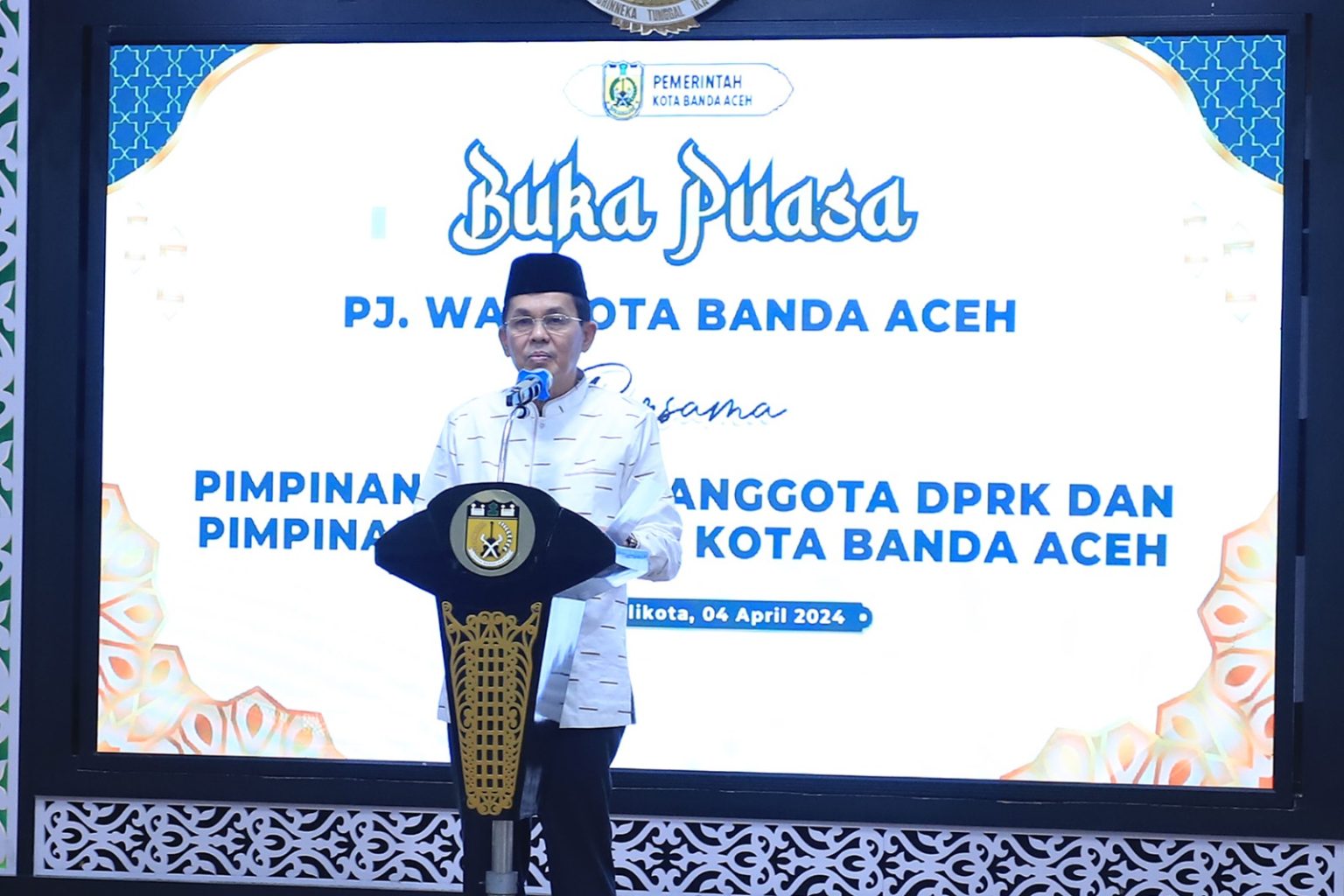 Pj Wali Kota Bukber bareng Dewan dan Pimpinan Parpol . (Foto: bandaacehkota.go.id)