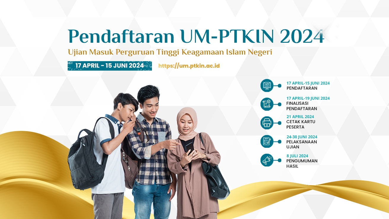 Pendaftaran UM PTKIN 2024. (Foto: Kemenag RI)