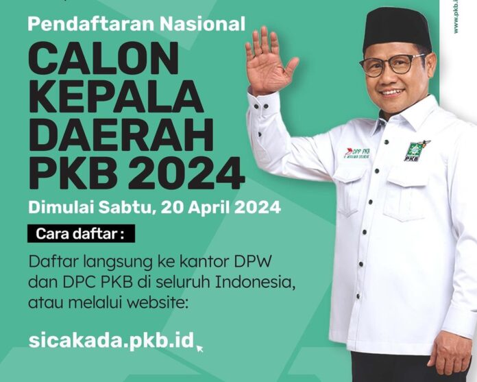 PKB Buka Pendaftaran Calon Kepala Daerah. (Foto: DPP PKB)