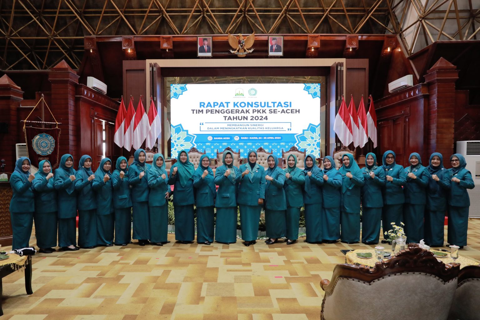 Wardiati Dikukuhkan Sebagai Ketua Pembina Posyandu Kota Banda Aceh. (Foto: Humas Kota Banda Aceh)