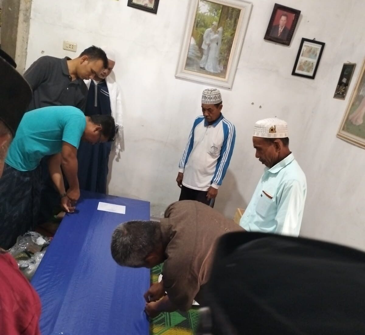 Proses pemulangan jenazah warga Nagan Raya. (Foto: Dok. Pribadi)