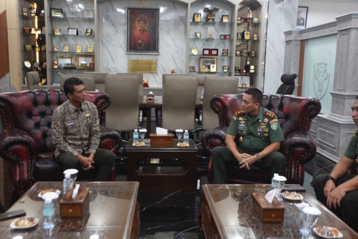 Pangdam IM Terima Audiensi dari BNN Aceh. (Foto: acehprov.go.id)
