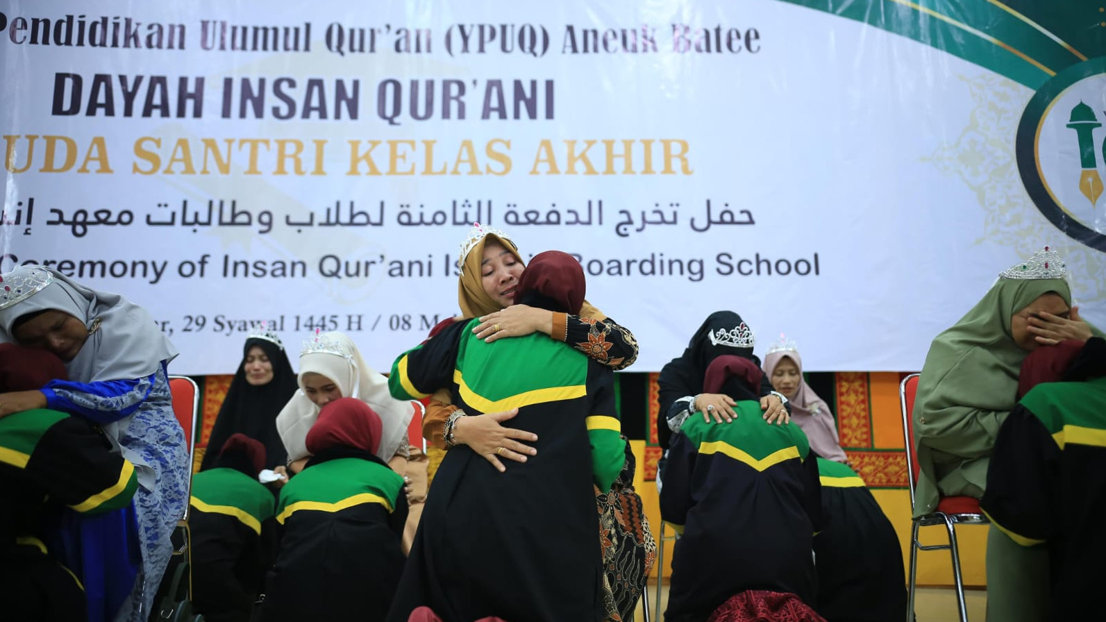 Sebanyak 124 santri akhir Dayah Insan Qurani (IQ) Aceh Besar diwisuda. (Foto: Kemenag)