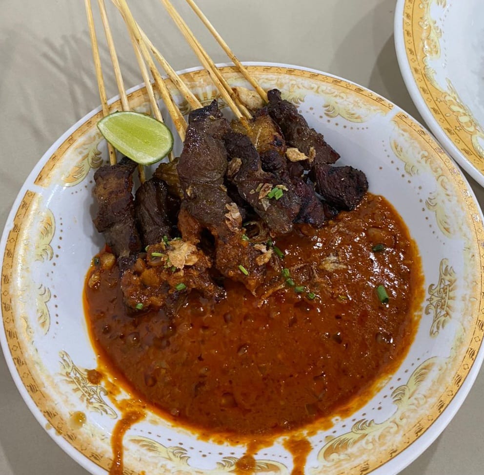 Sate matang Cek Wan. (Foto: Nukilan)
