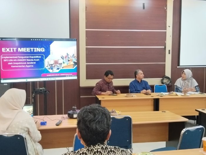 Tim Itjen Kemenag RI Rampungkan Penguatan Kapabilitas SPI di UIN Ar-Raniry. (Foto: Humas Aceh)