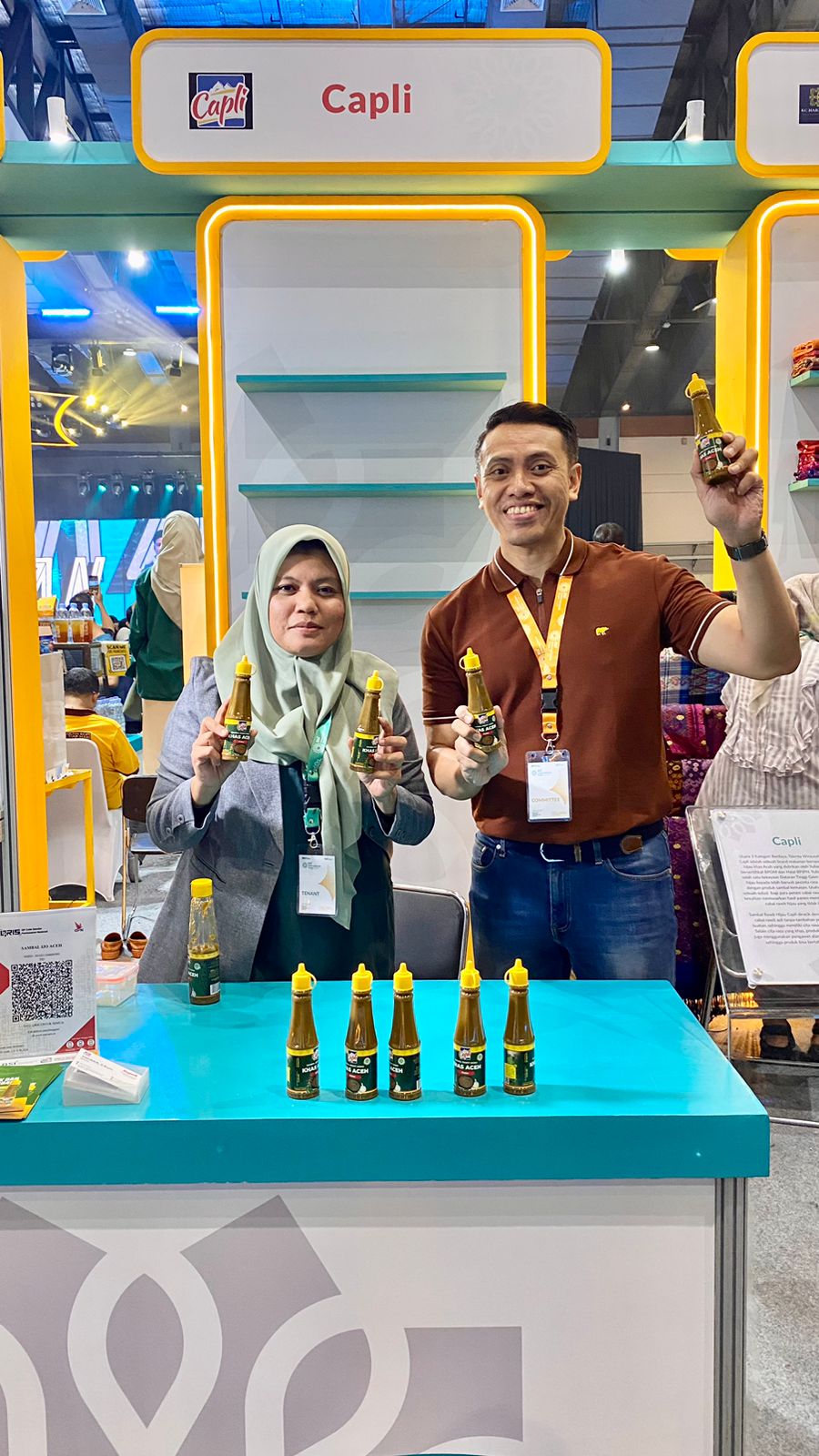 UMKM Binaan BSI Aceh Go Internasional di BSI International Expo. (Foto: BSI Aceh)