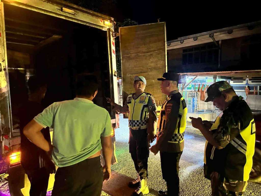 Polres Abdya gelar patroli jelang Pilkada 2024. (Foto: RRI)