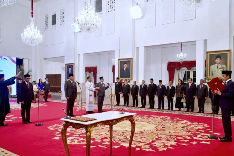 Pelantikan Tiga Wakil Menteri oleh Jokowi. (Foto: Dok. Sekretariat Negara)