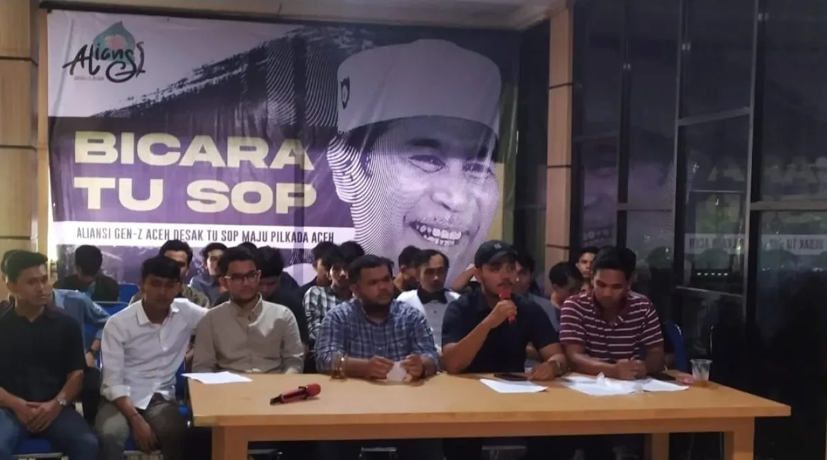 Aliansi Gen-Z Aceh Dorong Tu Sop Jeunieb Maju sebagai Calon Gubernur Aceh 2025-2030. (Foto: ANTARA)