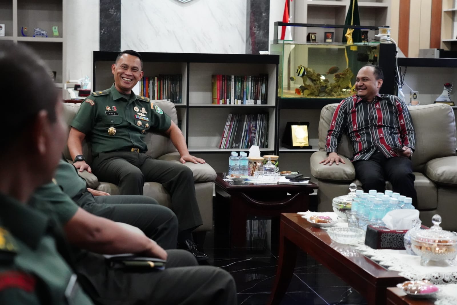Dipercaya Ketua Pansus DPD RI untuk Revisi UU TNI, Fachrul Razi Melakukan Kunjungan Ke Kodam IM. (Foto: For Nukilan)