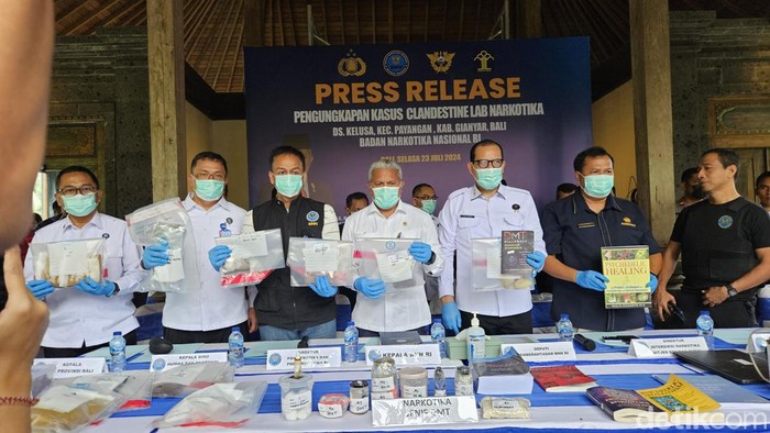 BNN Bongkar Laboratorium Narkoba Jenis Baru di Bali. (Foto: Detik)