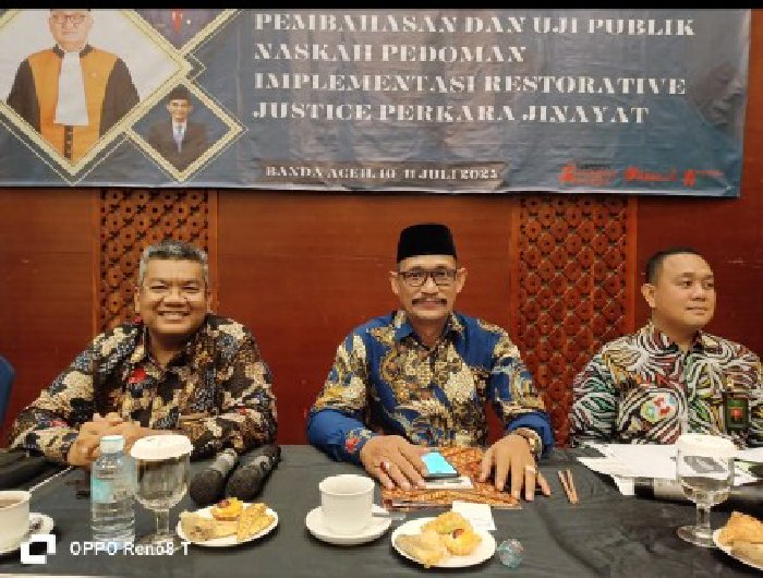Restorative Justice di Aceh Wacana Pengangkatan Hakim Ad Hoc Jinayah Muncul. (Foto: MC Aceh)