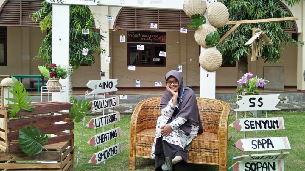 Guru Ilmu Sosial SD Sukma Bangsa Pidie, Eka Syafitri. (Foto: Dok. Sukma Bangsa Pidie)