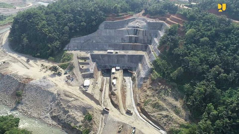 Bendungan Leuwikeris, Jawa Barat. (Foto: Berita Satu)
