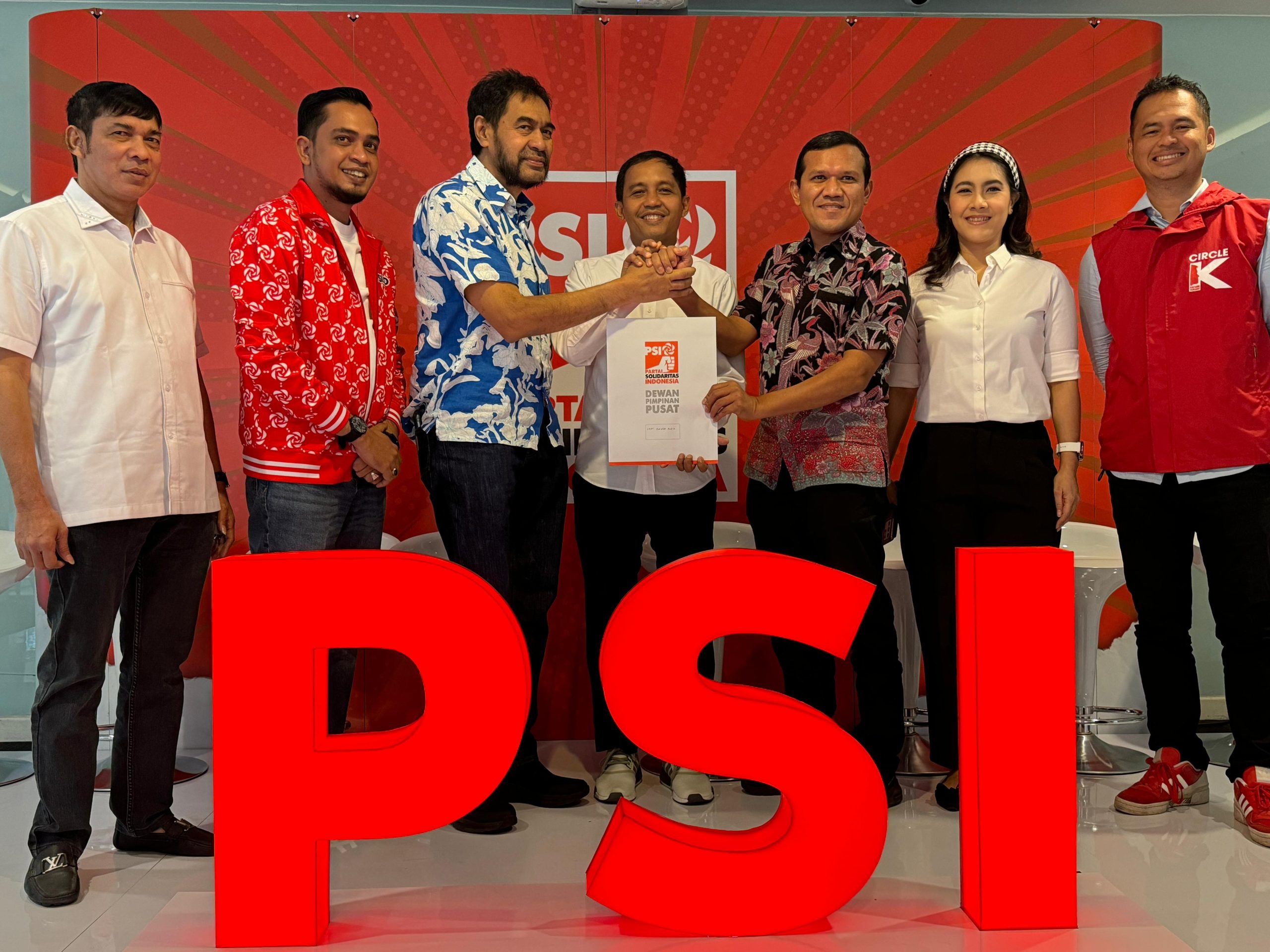 Pasangan Mualem-Dek Fad Terima Dukungan dari PSI. (Foto: For Nukilan)