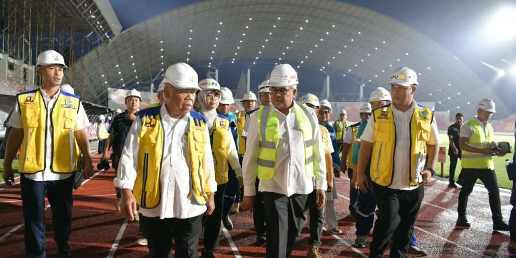 Menteri PUPR Tinjau Kesiapan Aceh Jelang PON XXI. (Foto: MC Aceh)