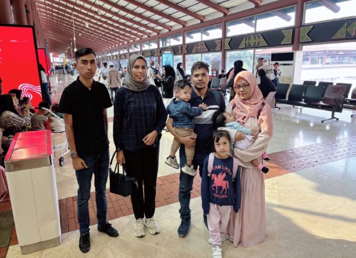 Pemerintah Aceh Fasilitasi Pemulangan Ibu dan Tiga Anak dari Jakarta Usai Dievakuasi dari Lebanon. (Foto: MC Aceh)