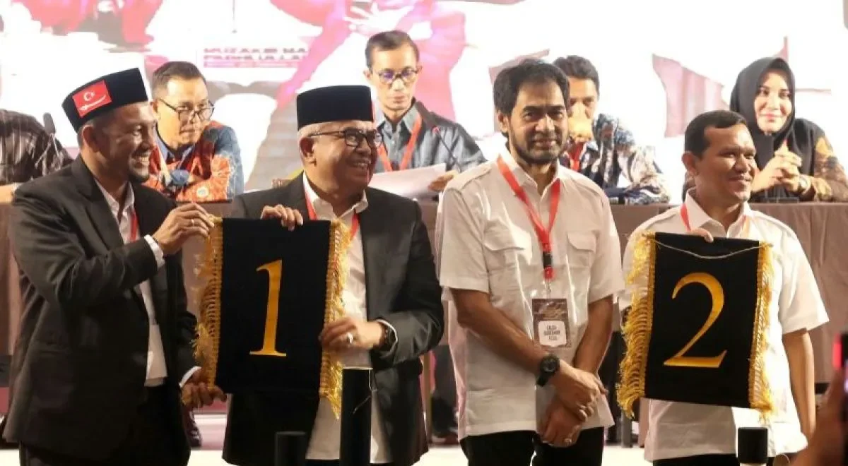 Dua Pasangan Cagub dan Cawagub Aceh 2024. (Foto: ANTARA)