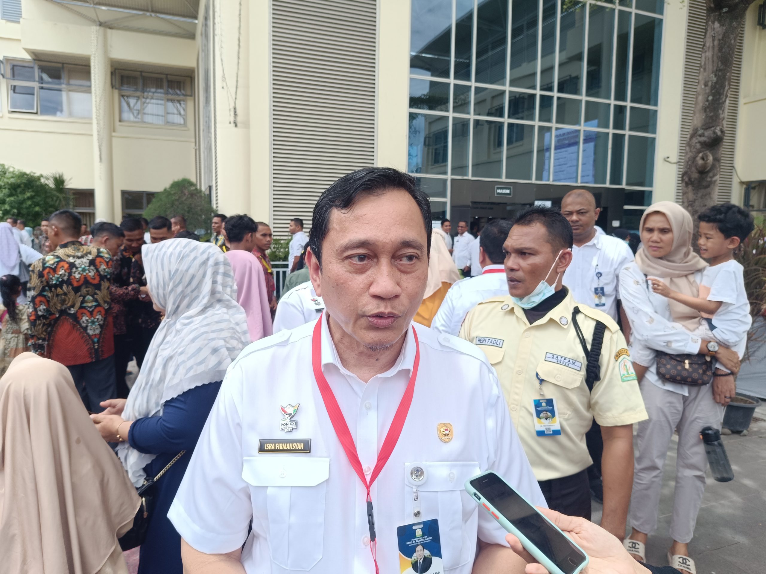 Direktur RSUDZA, dr. Isra Firmansyah, Sp.A, Ph.D. (Foto: Nukilan/Rezi)