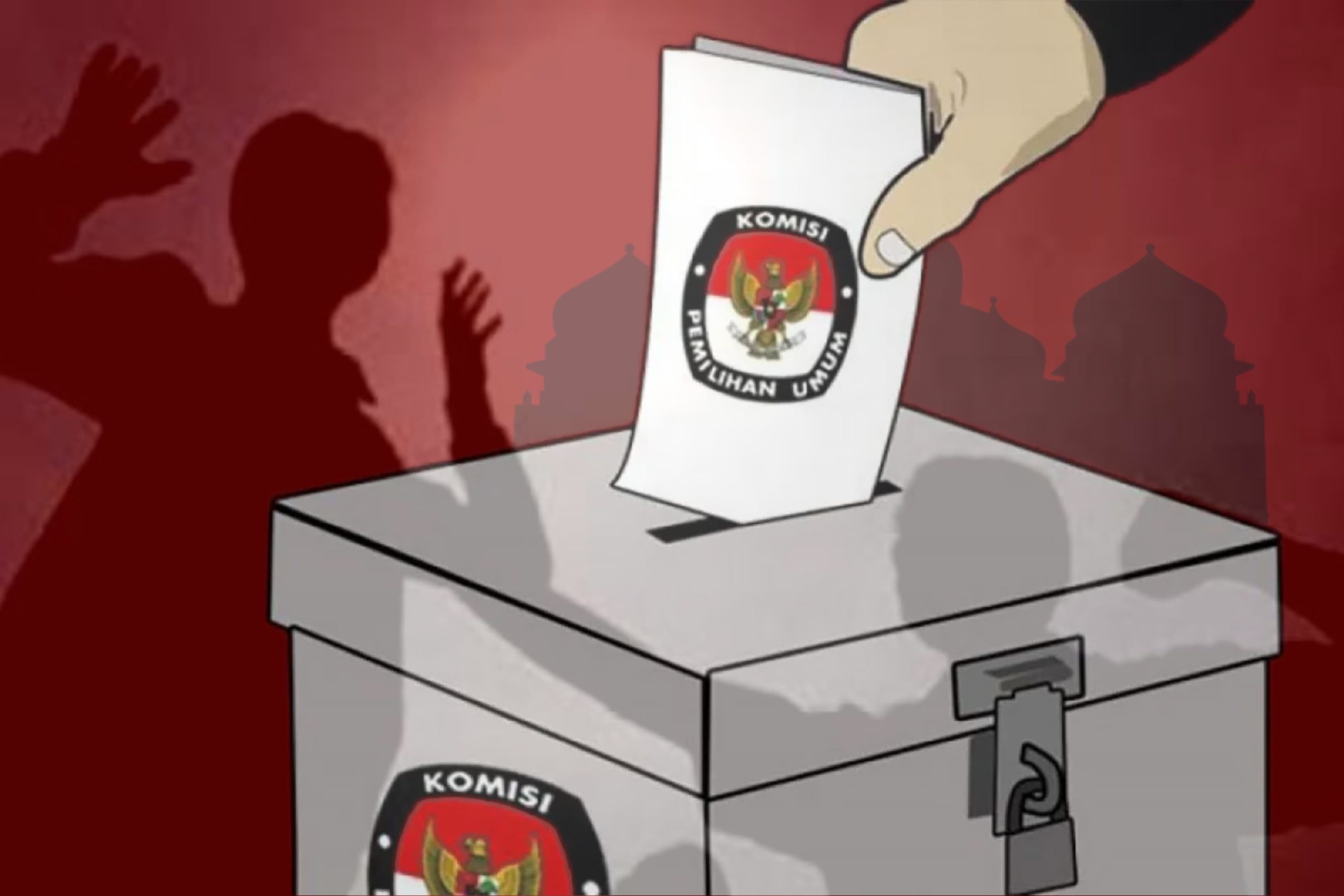 Ilustrasi kekerasan di Pilkada Aceh. (Foto: Nukilan/Akil)
