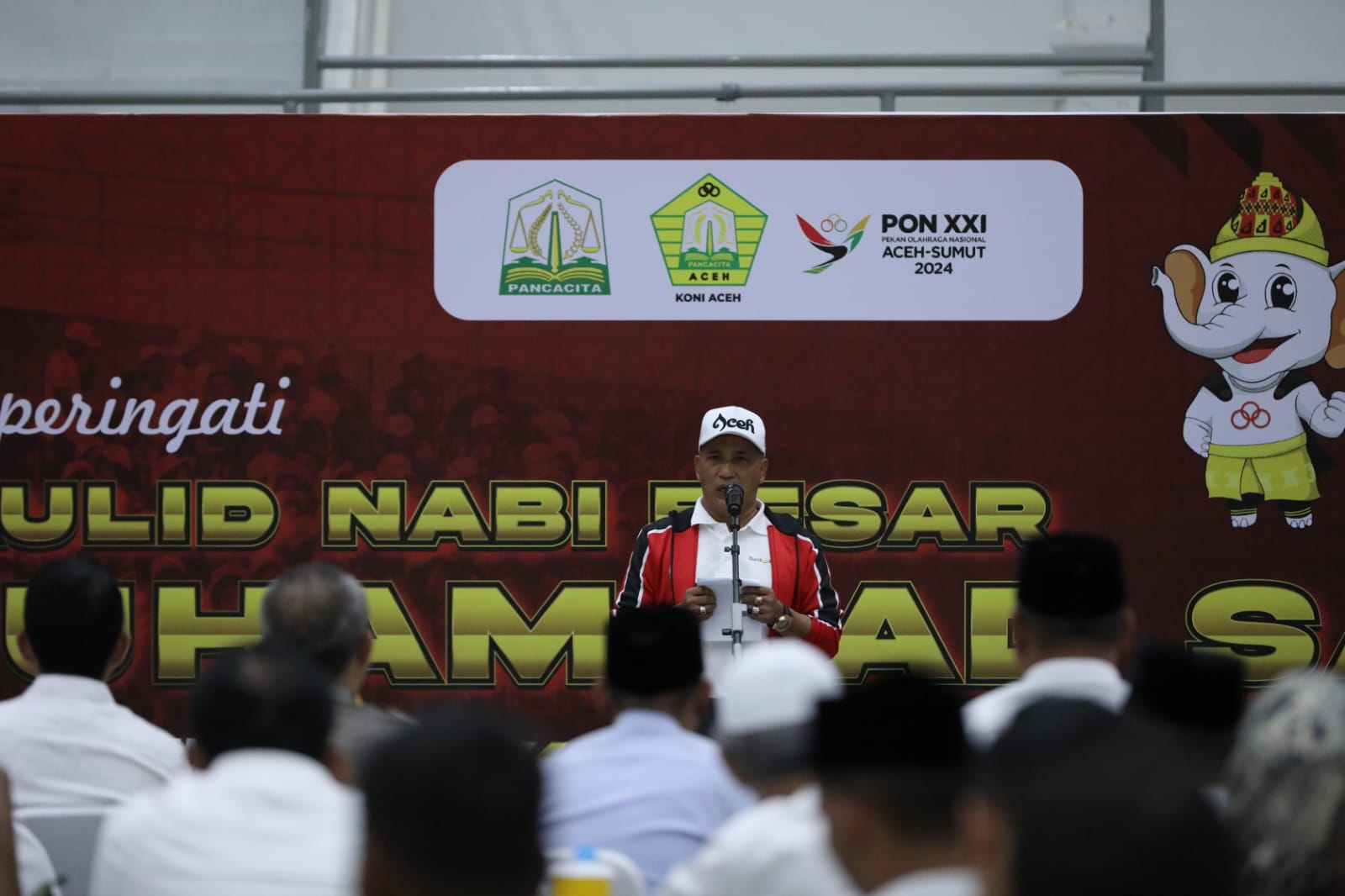 Ketua Umum KONI Aceh, H. Kamaruddin Abu Bakar, atau yang akrab disapa Abu Razak. (Foto: For Nukilan)