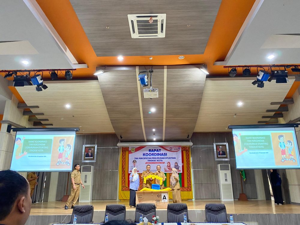TPPS Kota Banda Aceh Gelar Rakor, Angka Stunting Turun Signifikan. (Foto: Diskominfo BNA)