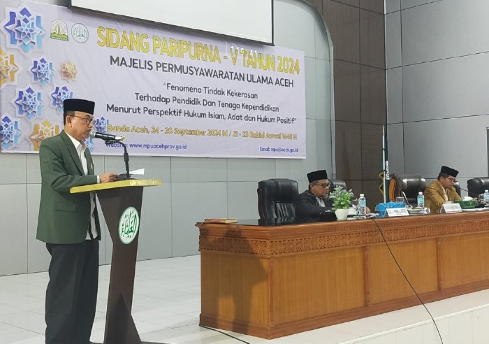 MPU Aceh Keluarkan Fatwa Haram Kekerasan terhadap Pendidik dan Tenaga Kependidikan. (Foto: MPU Aceh)