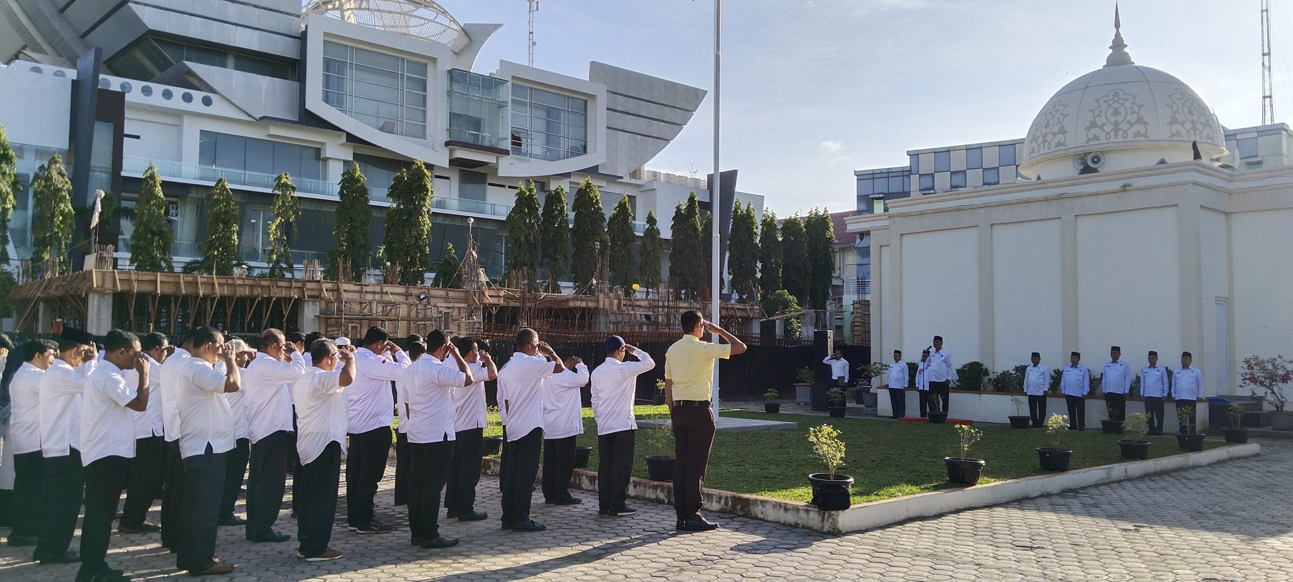 Kanwil Kemenag Aceh Gelar Upacara Hari Kesaktian Pancasila 2024. (Foto: Kemenag Aceh)