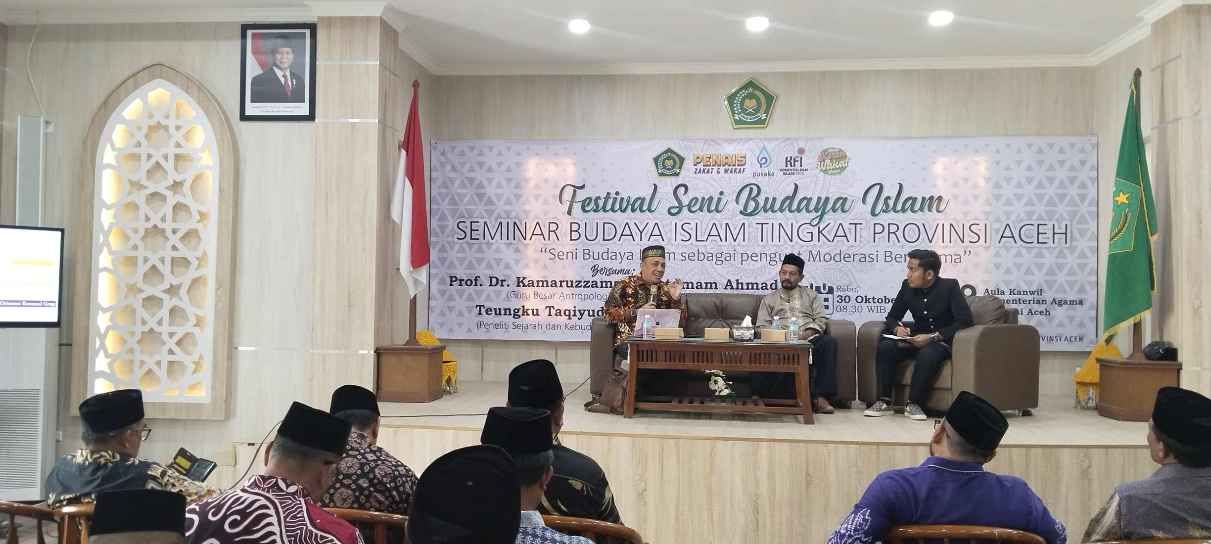 Kanwil Kemenag Aceh Gelar Seminar Budaya Islam. (Foto: Kemenag Aceh)