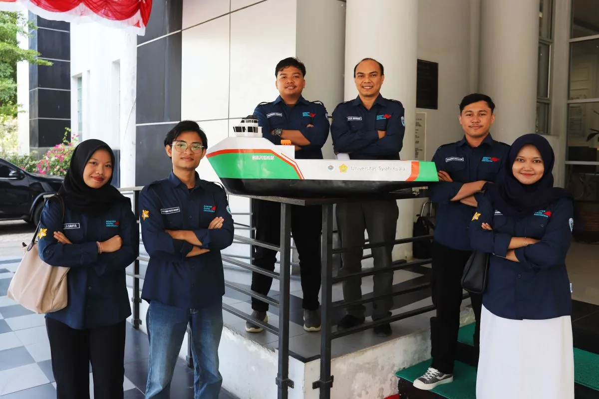 Mahasiswa USK Aceh Bawa Kapal Delphinus di Kontes Kapal Indonesia 2024. (Foto: Humas USK)
