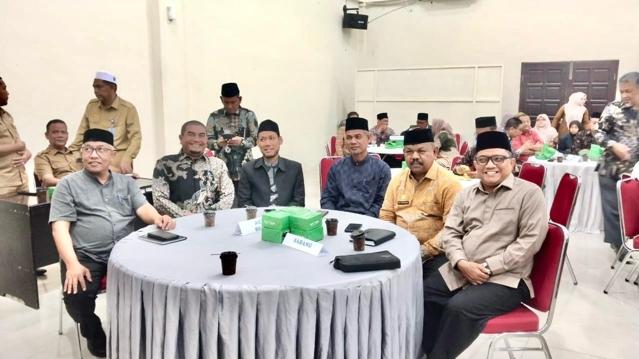 Kakankemenag Aceh Besar Hadiri Rapat Koordinasi Persiapan MTQ ke-37 Provinsi Aceh. (Foto: Kemenag Aceh)