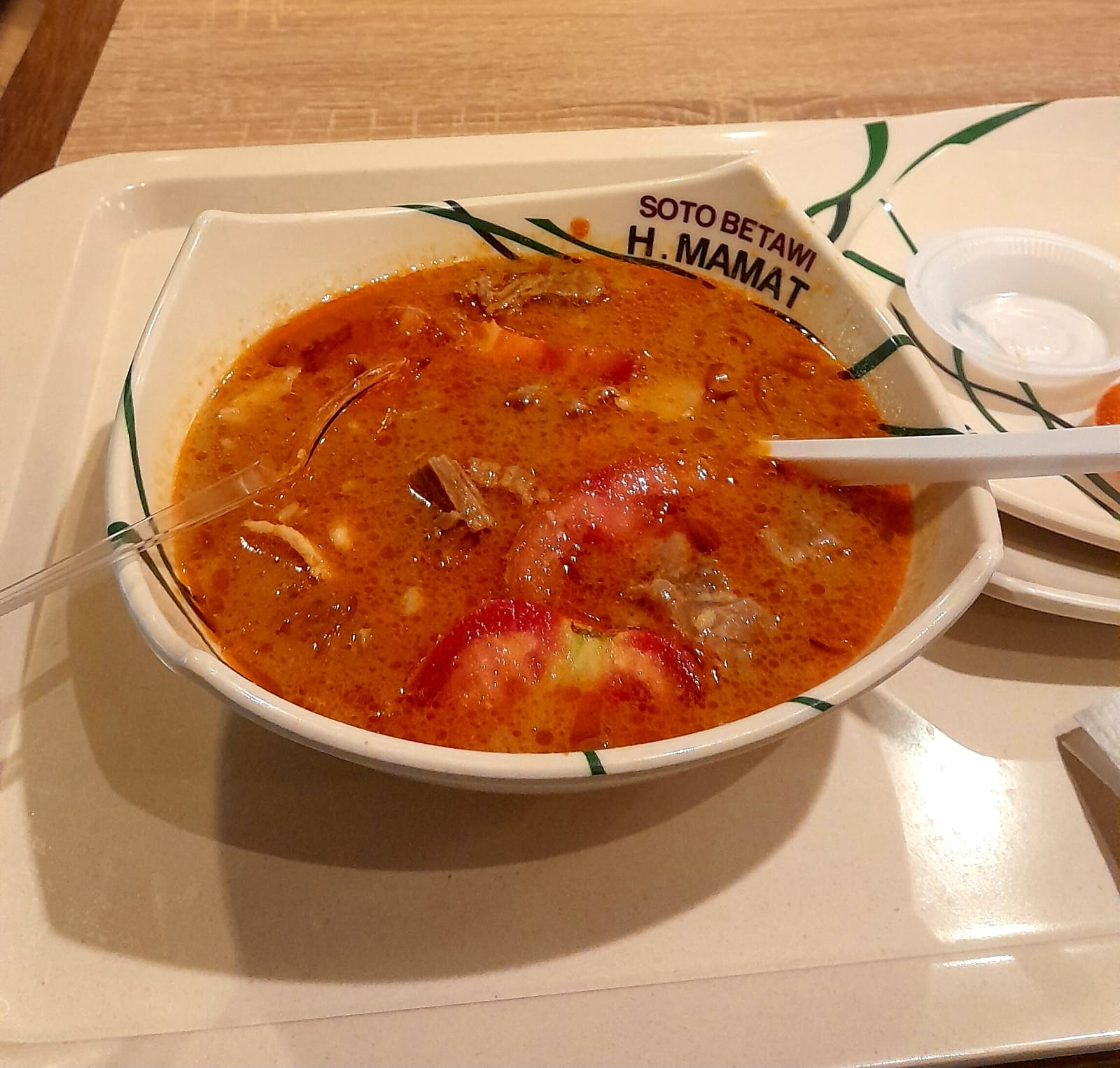Soto Betawi H. Mamat. (Foto: Nukilan)