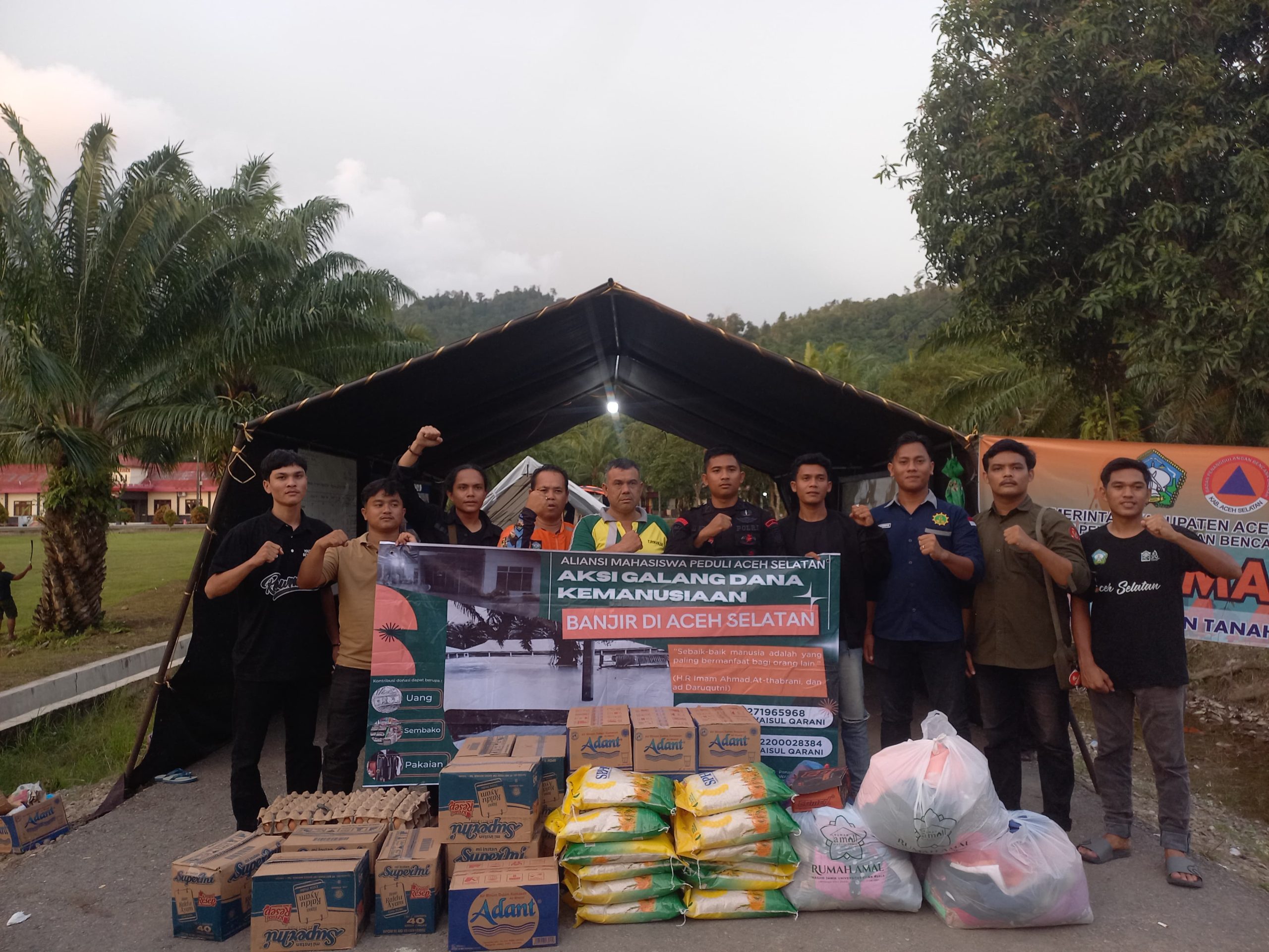 AMPAS Banda Aceh Berhasil Galang Dana Rp12 Juta untuk Korban Banjir Trumon. (Foto: For Nukilan)