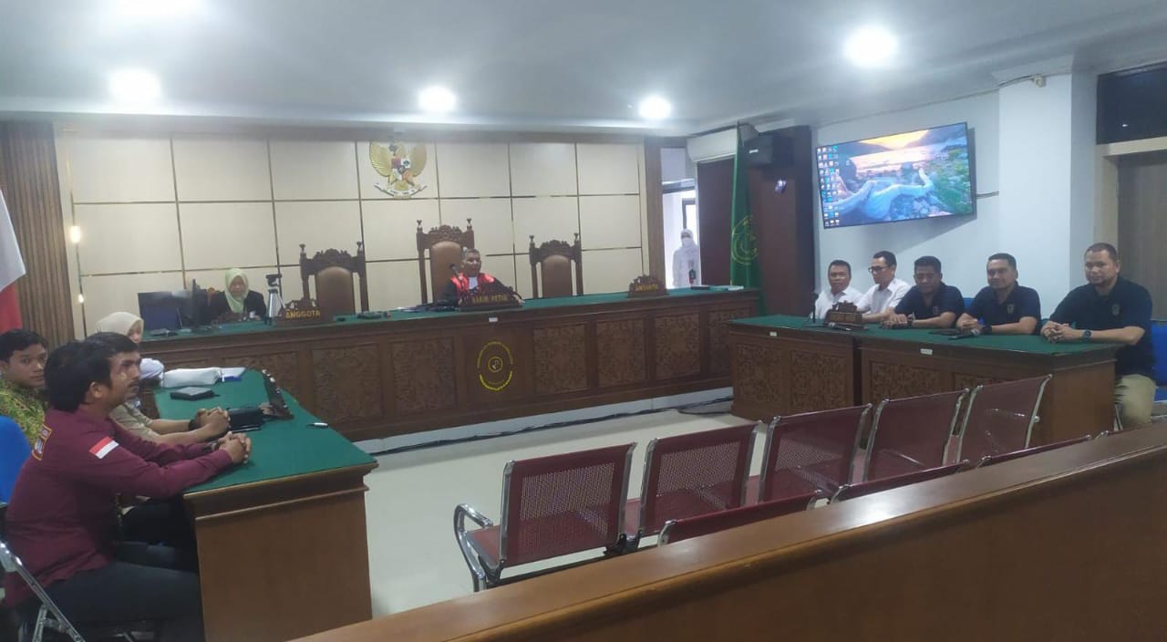 Sidang Praperadilan YARA di Pengadilan Negeri Banda Aceh, pada Selasa 22 Oktober 2024.
