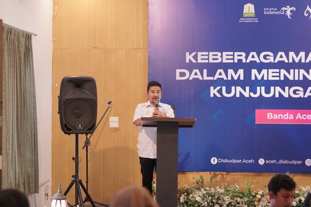 Tingkatkan Kunjungan Wisatawan, Disbudpar Aceh Gelar Pelatihan Travel Pattern. (Foto: Nukilan)
