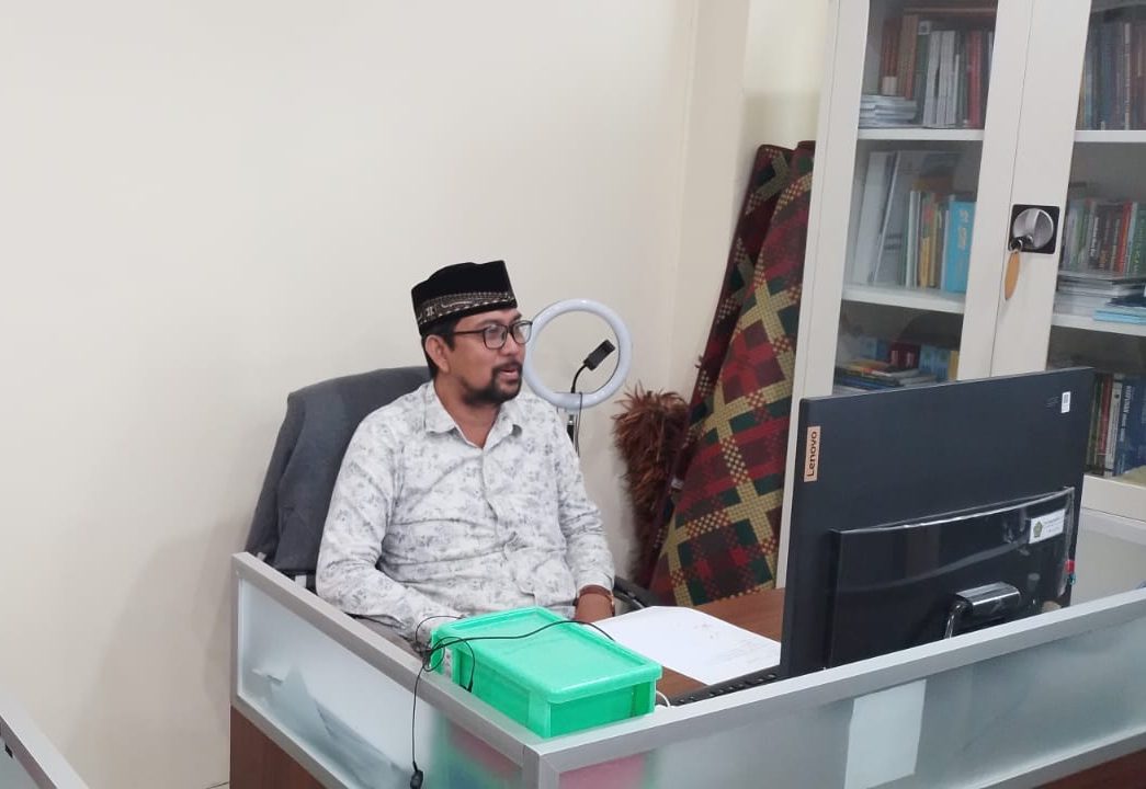 Mewakili Kakanwil Kemenag Aceh, Ardiansyah Ikuti Pembahasan Temuan Akhir Monev SJSN. (Foto: Kemenag Aceh)