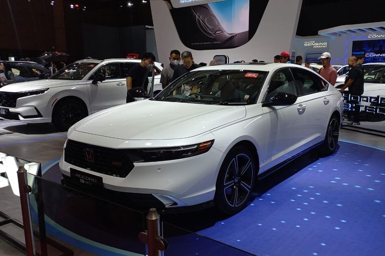 Honda All New Accord HEV di IIMS 2024. (Foto: KOMPAS)