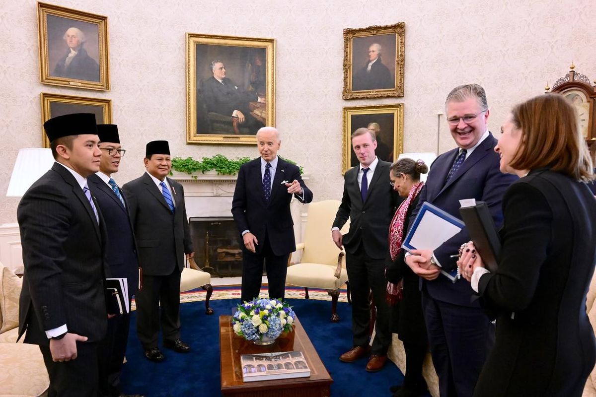 Presiden Prabowo dan Joe Biden Kenang 20 Tahun Tragedi Tsunami Aceh. (Foto: Setpres)